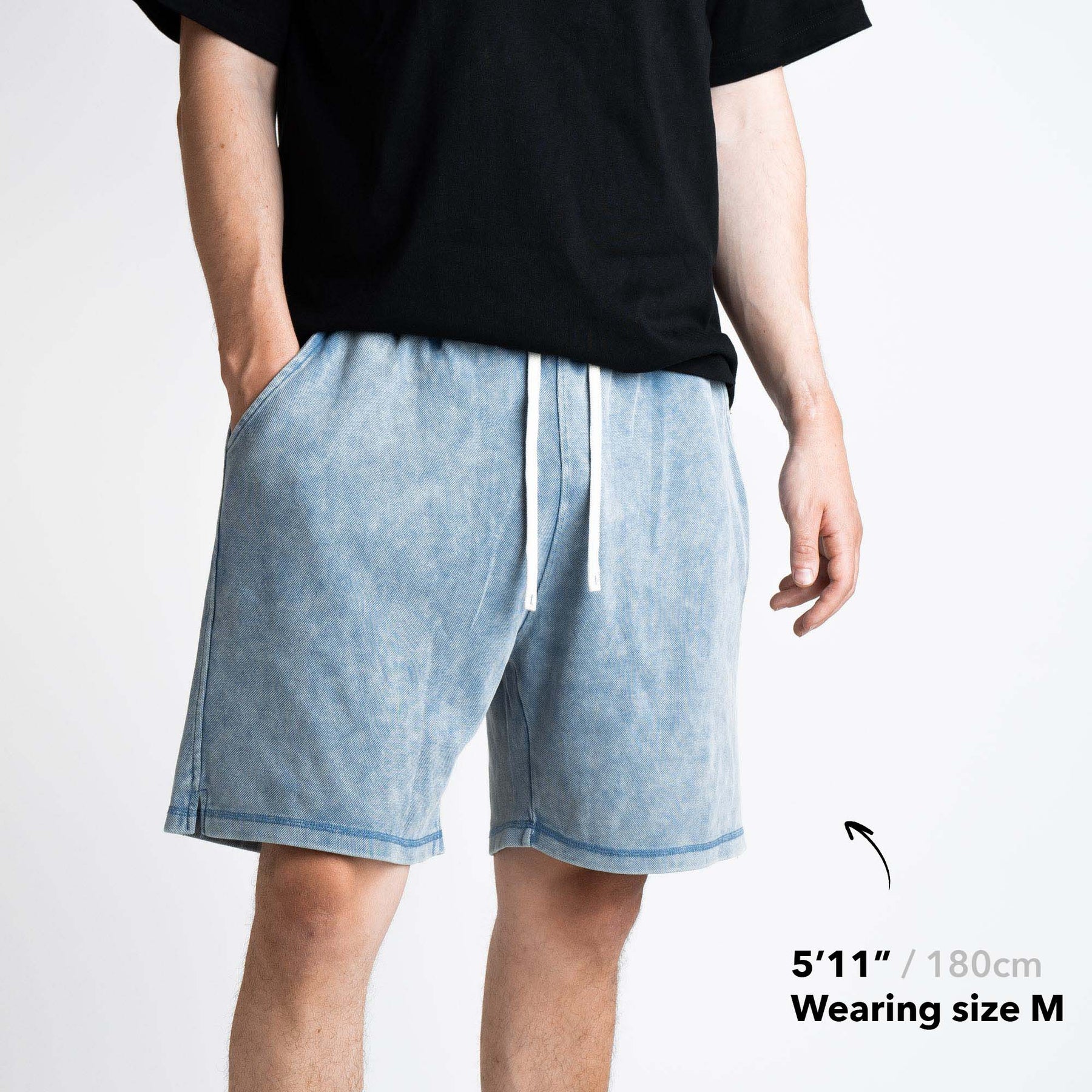 400GSM Vintage Washed Shorts